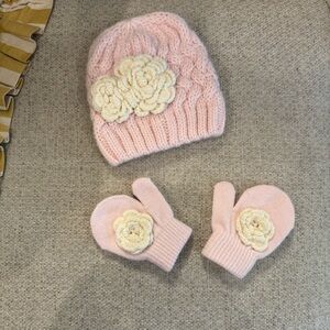 Starting out knit hat and mittens